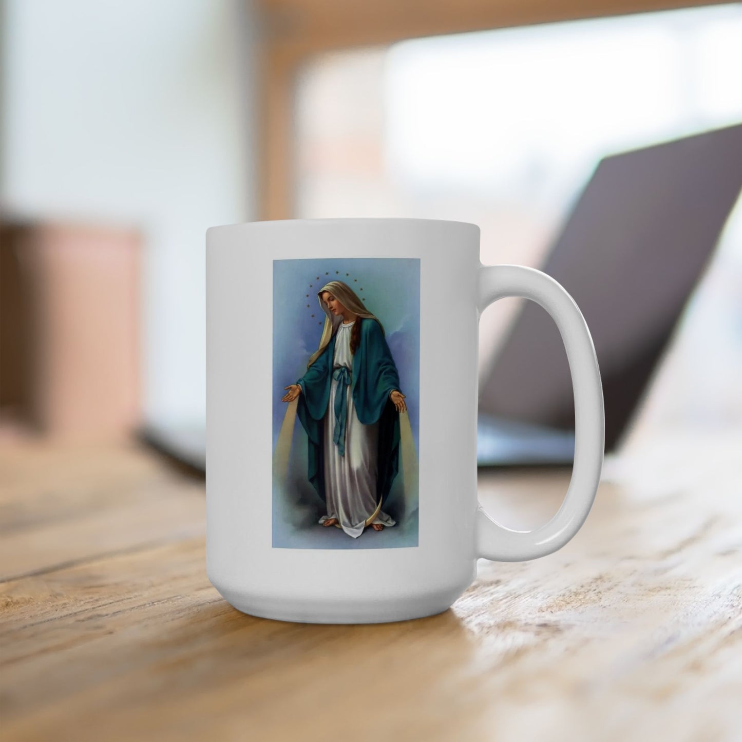 Ocean Sunset Ceramic Mug — Tranquil Coastal Art Coffee Cup (11oz / 15oz)