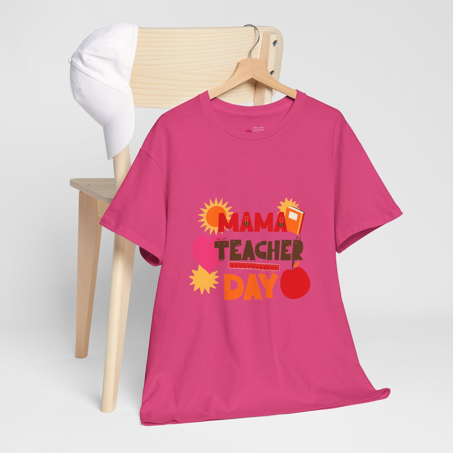 Mama Teacher Day Heavy Cotton T-shirts