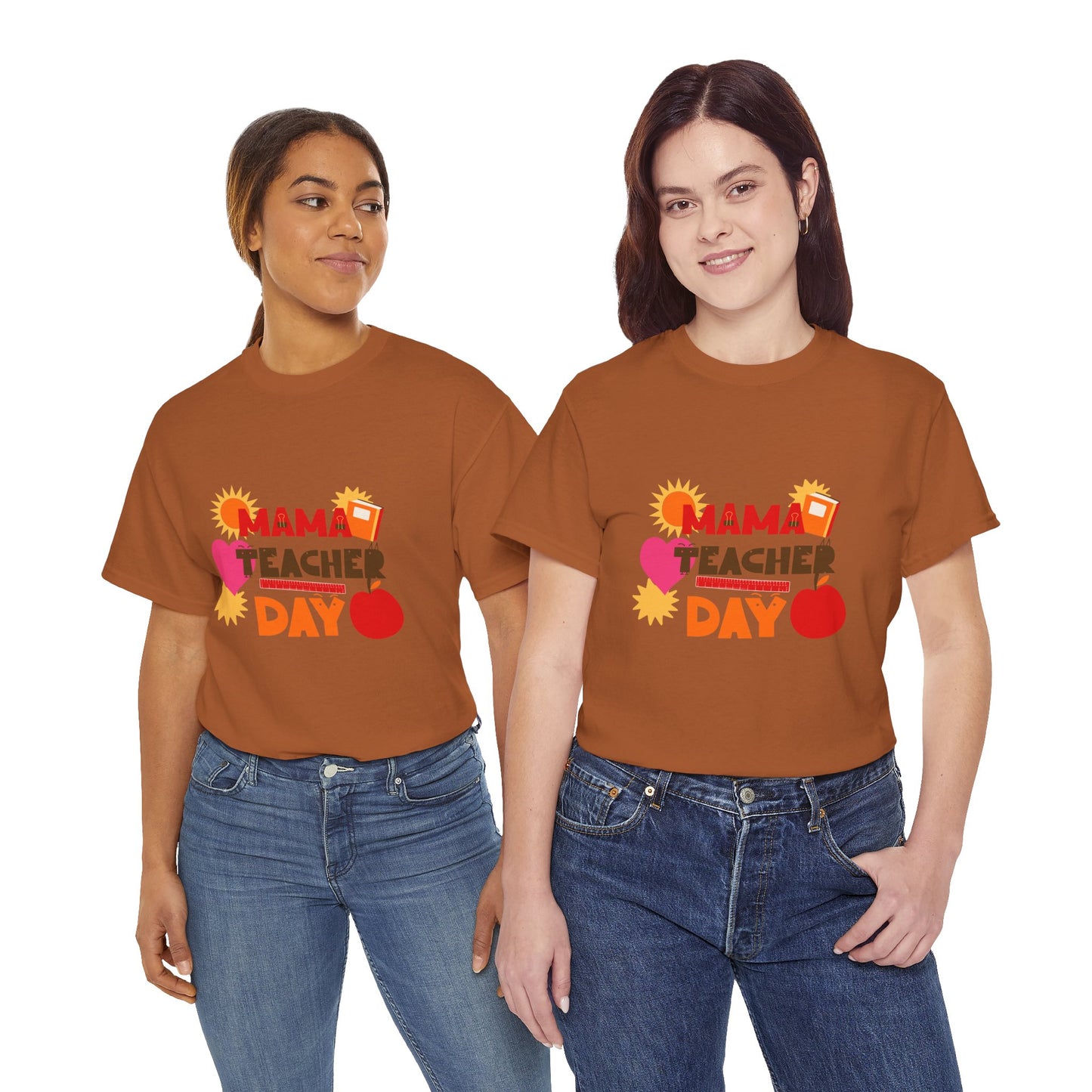 Mama Teacher Day Heavy Cotton T-shirts