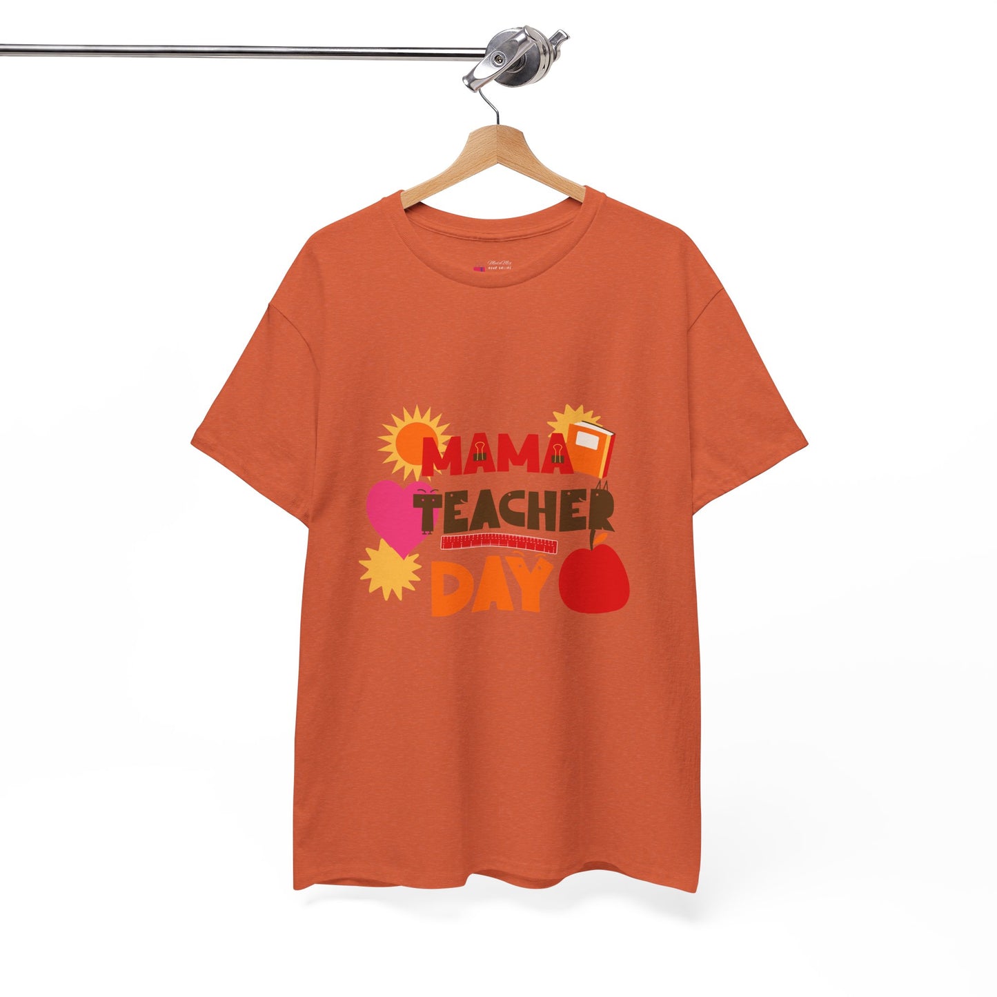 Mama Teacher Day Heavy Cotton T-shirts