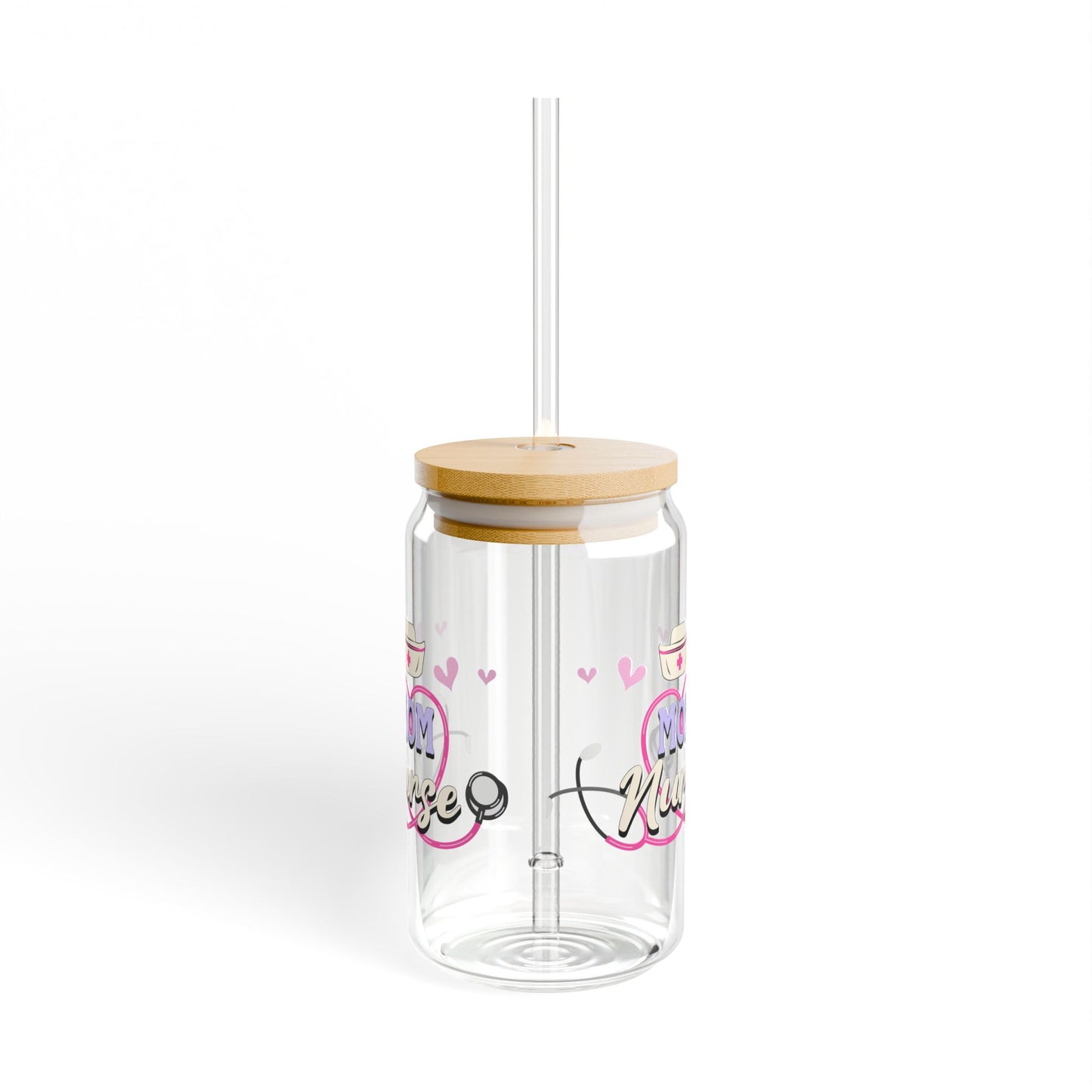 Mom Nurse Sipper Glass, 16oz
