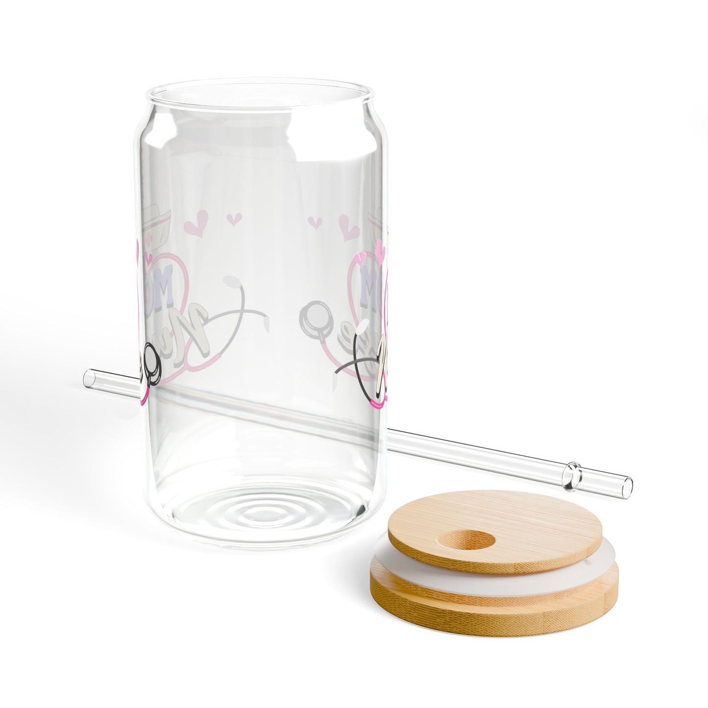 Mom Nurse Sipper Glass, 16oz