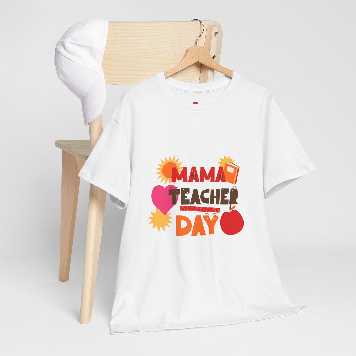 Mama Teacher Day Heavy Cotton T-shirts