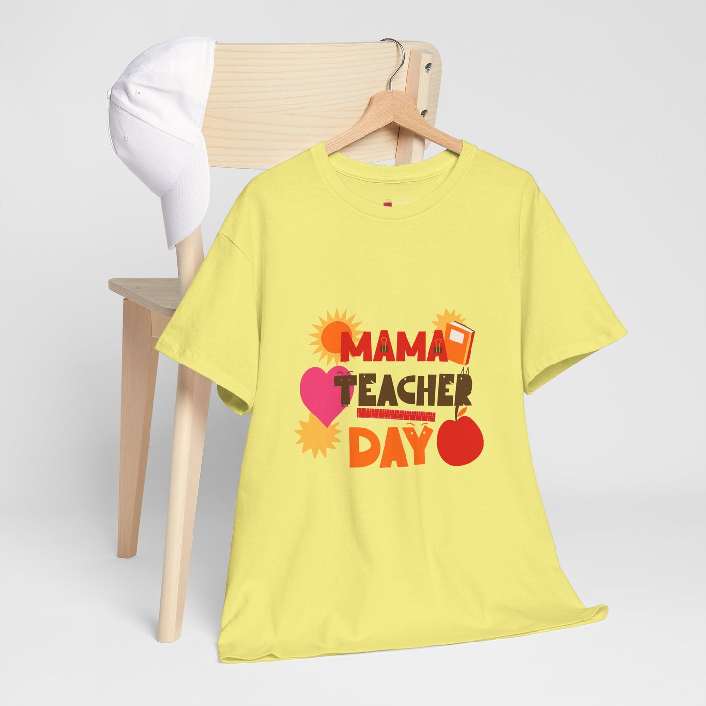 Mama Teacher Day Heavy Cotton T-shirts