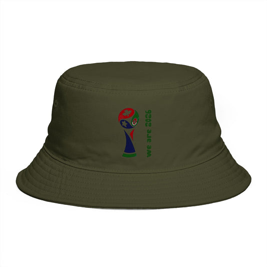 2026 World Cup Trophy Brown Bucket Hat – Soccer Fans Casual Sun Hat