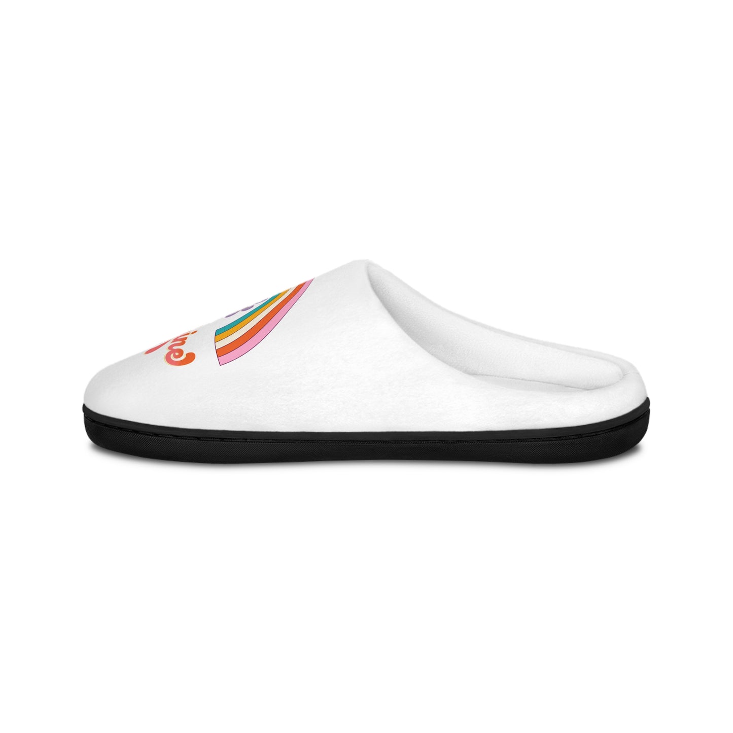 Women's 'Sunshine' Rainbow Flower Indoor Slippers