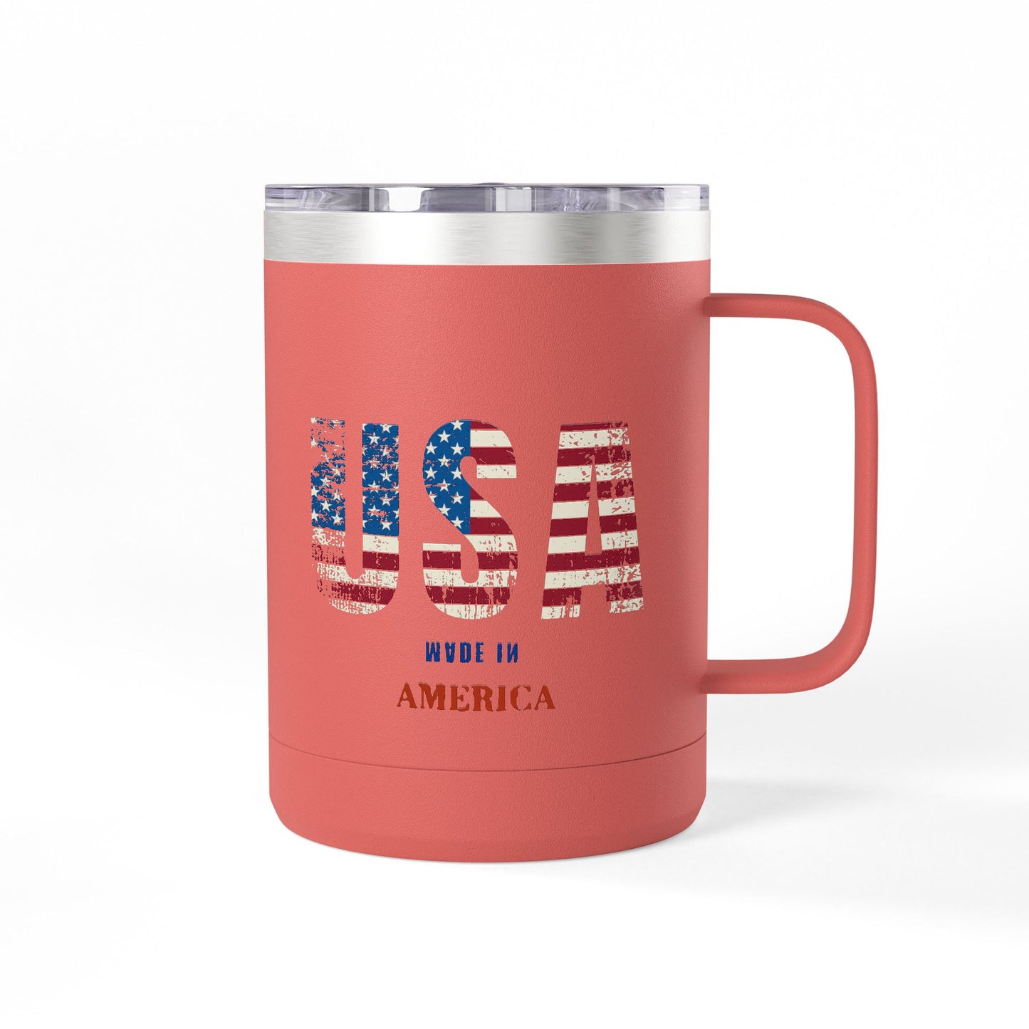 Coffee Mug Tumbler - 4th of July Celebration 15oz