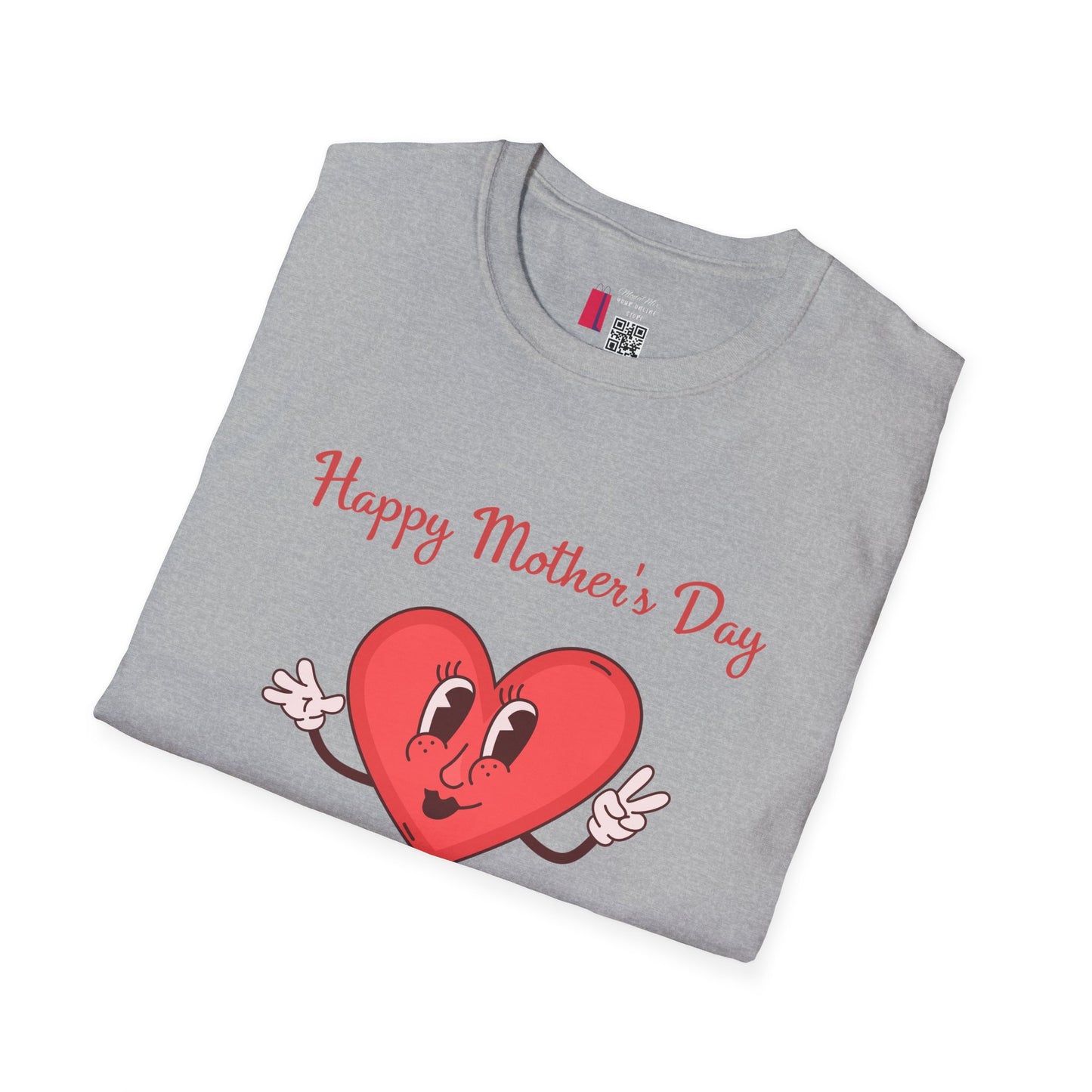 Happy Mother's Day Heart Graphic T-Shirt