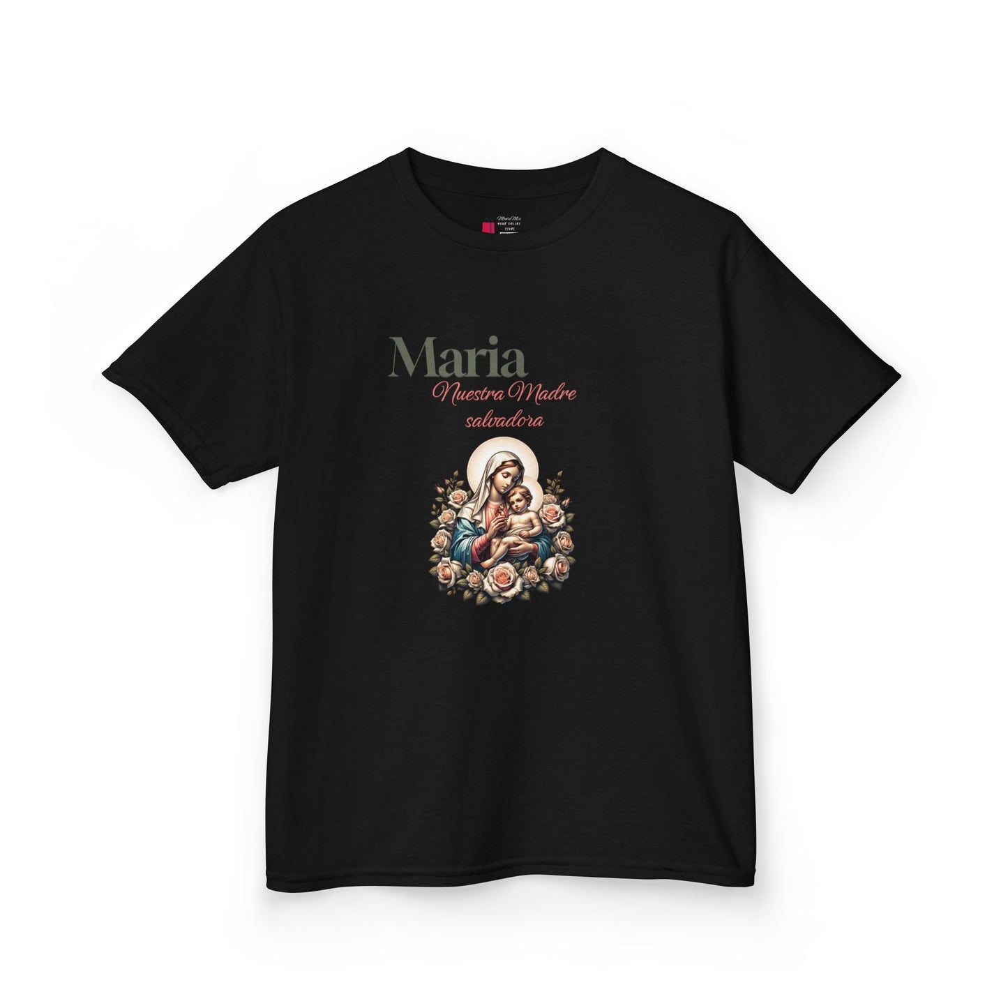 Kids Maria Virgen Faith T-Shirt — Religious Catholic Children's Tee