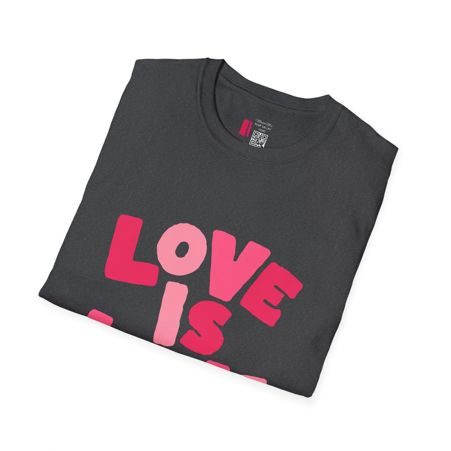 T-Shirt — "Love Is Love" Retro Pink Pride Tee