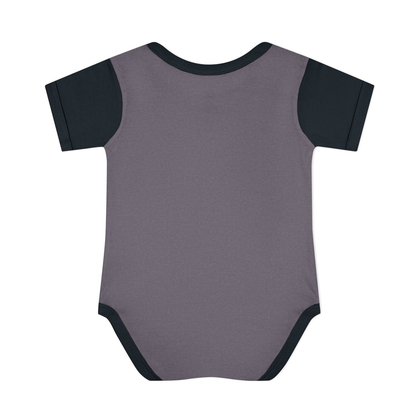 Baby Bodysuit — Cute Rainbow with Smiling Clouds Infant Onesie
