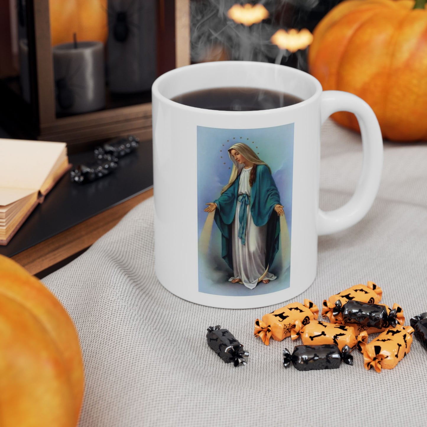Ocean Sunset Ceramic Mug — Tranquil Coastal Art Coffee Cup (11oz / 15oz)