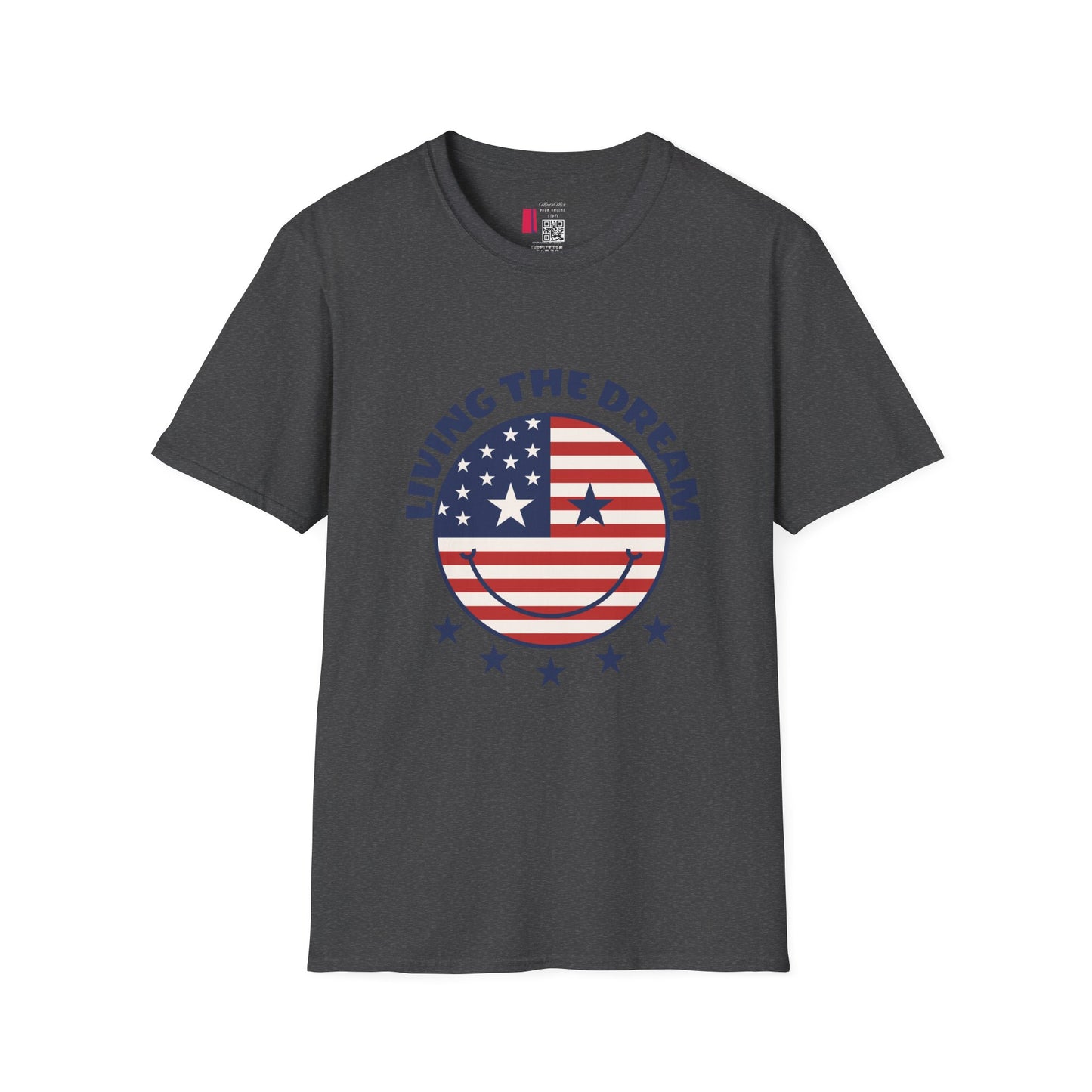 Living the Dream American Flag T-Shirt