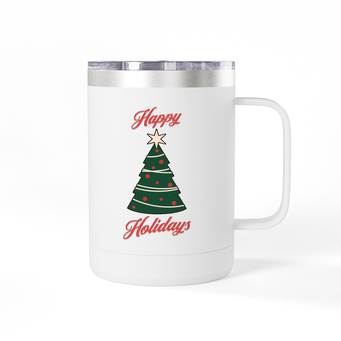 Christmas Coffee Mug Tumbler, 15oz