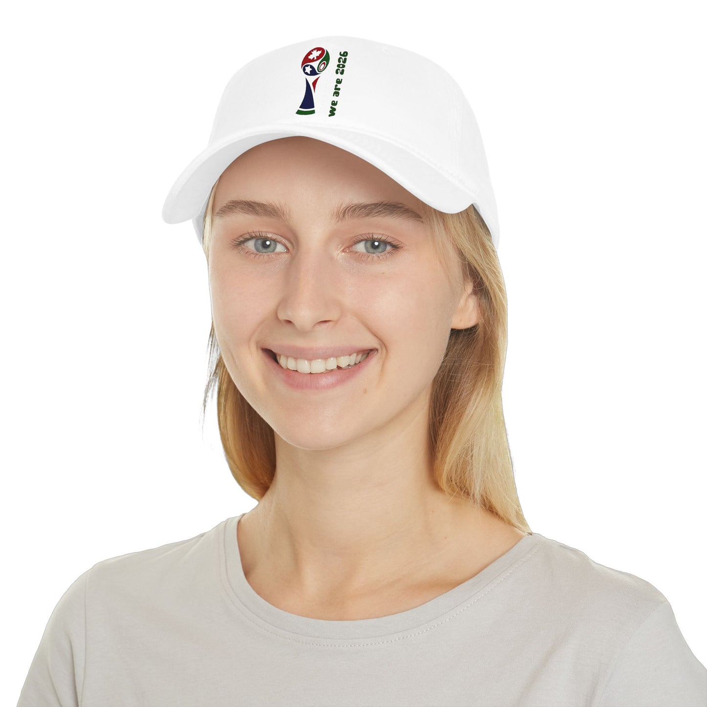 World Cup 2026 Trophy Cap — Soccer Fan Low Profile Baseball Hat