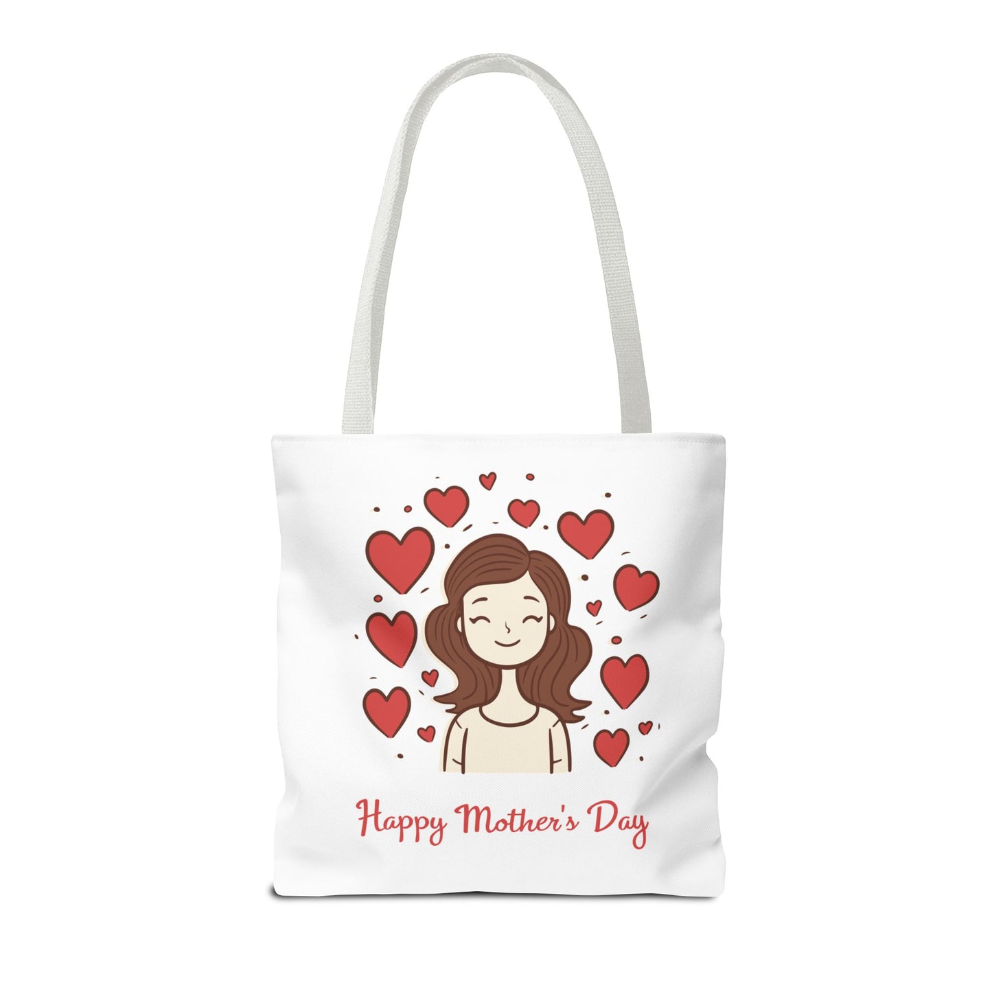 Mother's Day Hearts Tote Bag — Happy Mother's Day Gift Tote