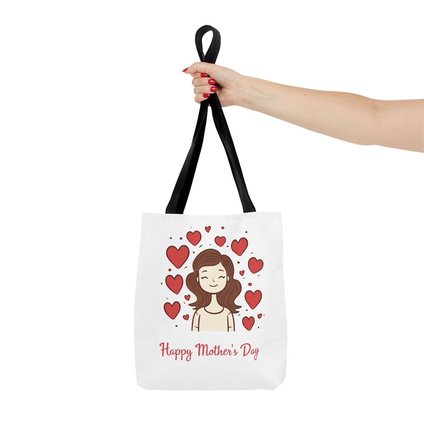 Mother's Day Hearts Tote Bag — Happy Mother's Day Gift Tote