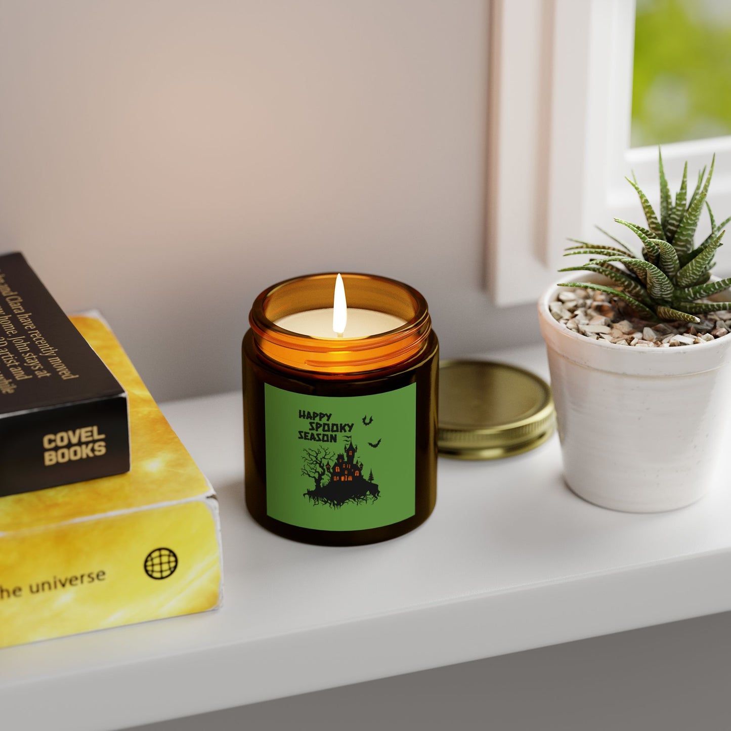 Scented Candles, Halloween Spooky Design