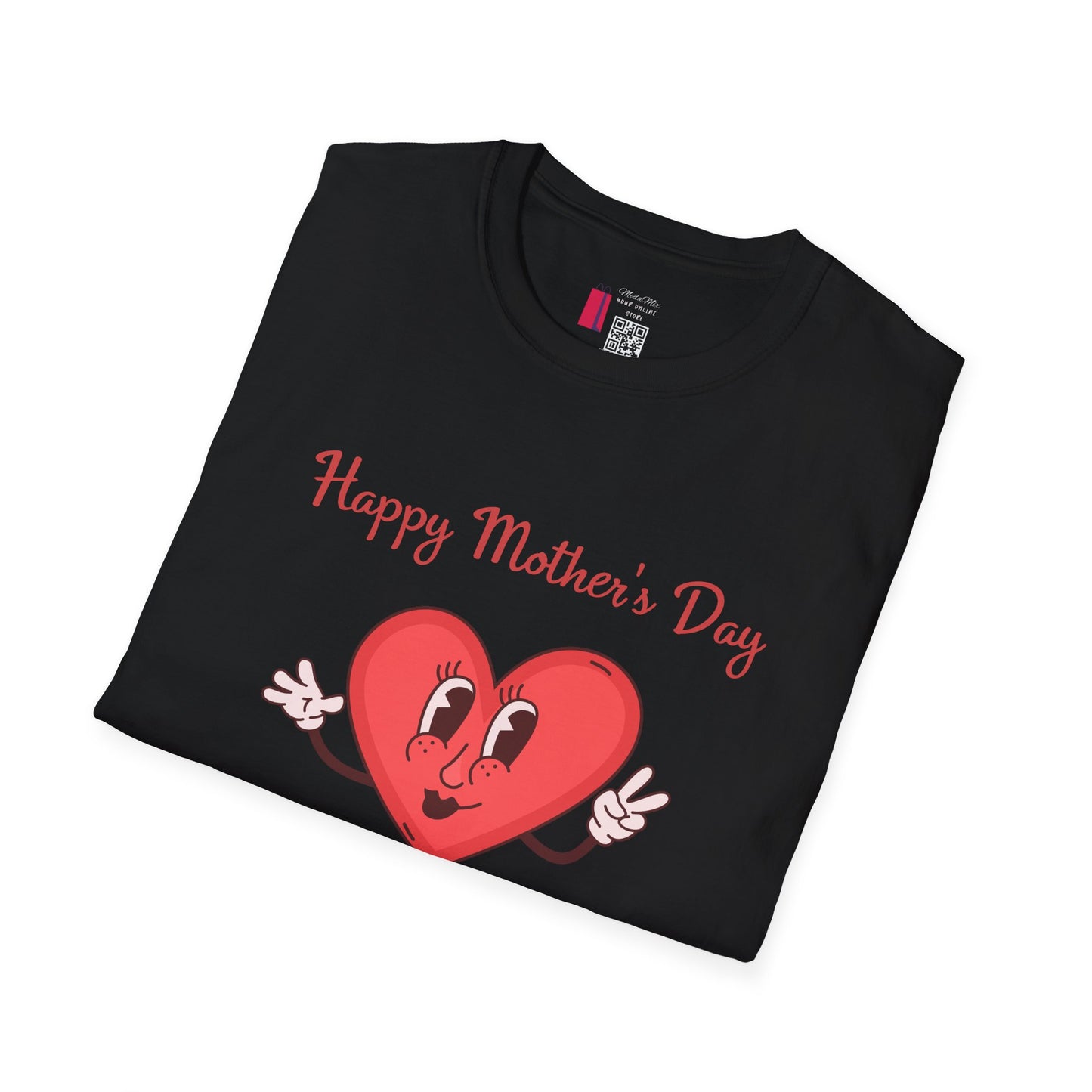 Happy Mother's Day Heart Graphic T-Shirt