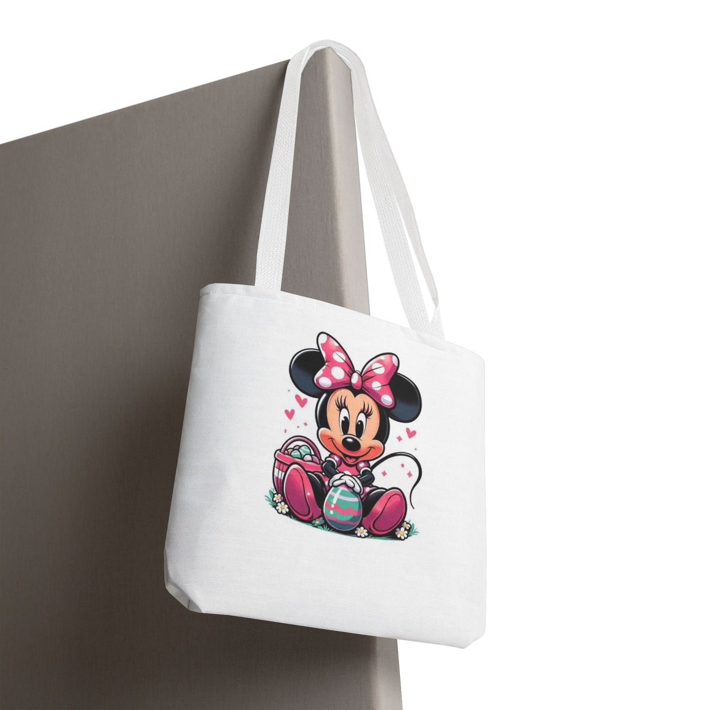 Minnie Mouse Easter Tote Bag — Cute Pink Bunny-Ears Character Tote