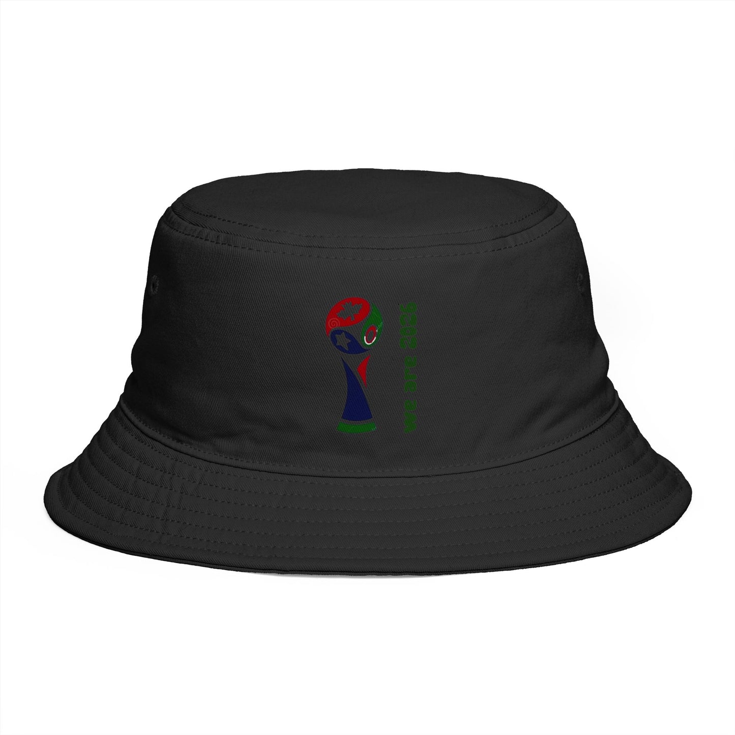2026 World Cup Trophy Brown Bucket Hat – Soccer Fans Casual Sun Hat