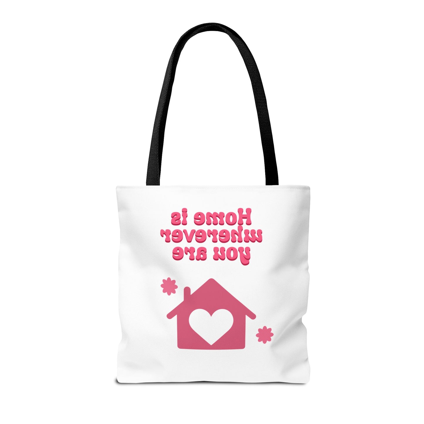 Valentine Love Tote Bag — Romantic Heart Print