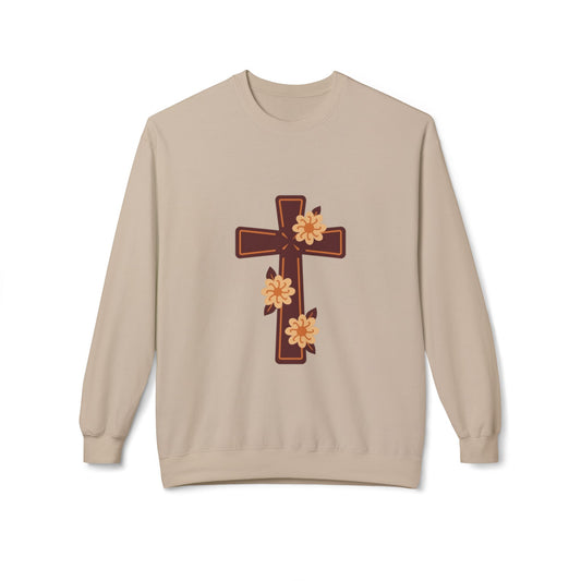 Floral Cross Sweatshirt