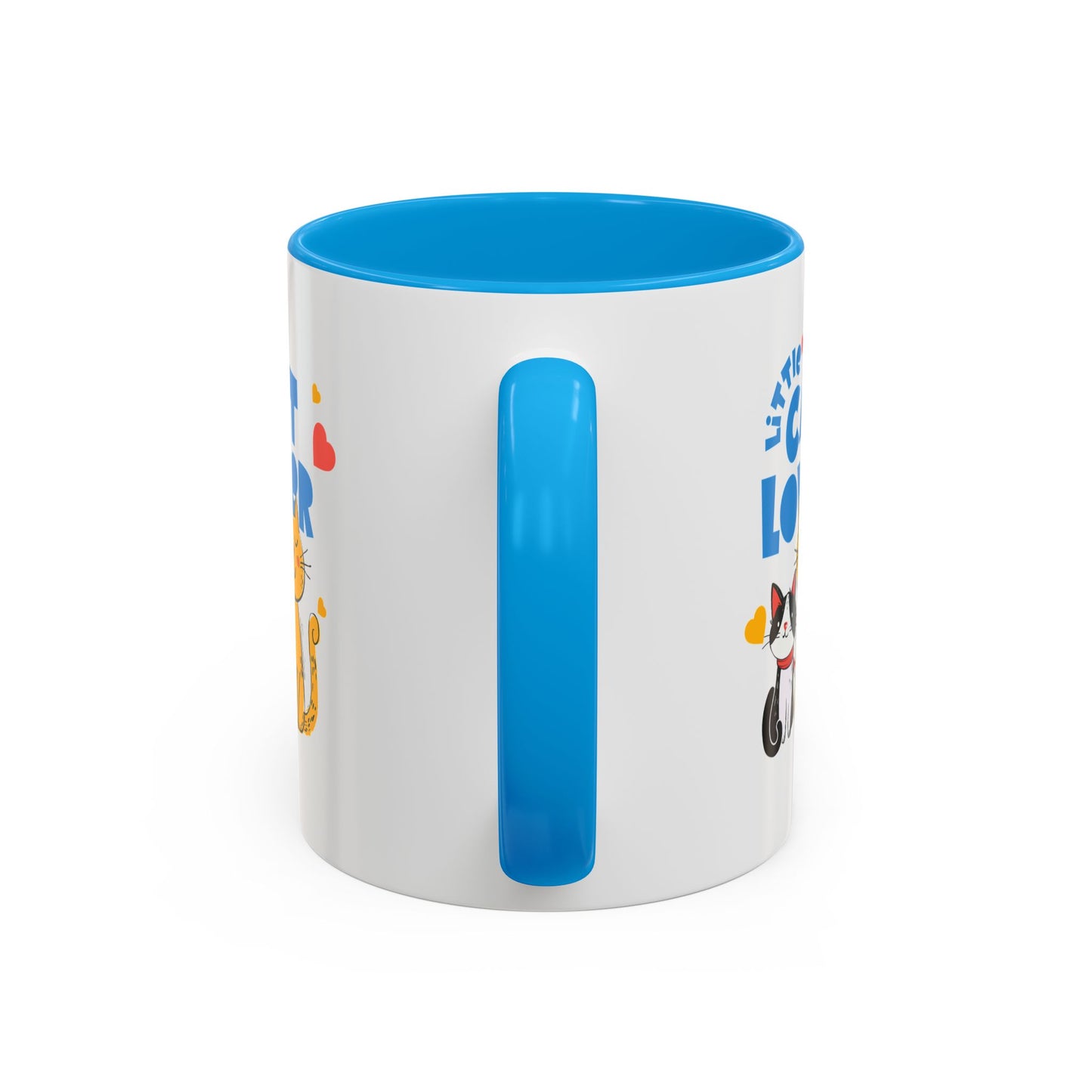 Cat Lover Mug — Colorful 11oz/15oz Ceramic Coffee Cup (Little Cat Lover Design)