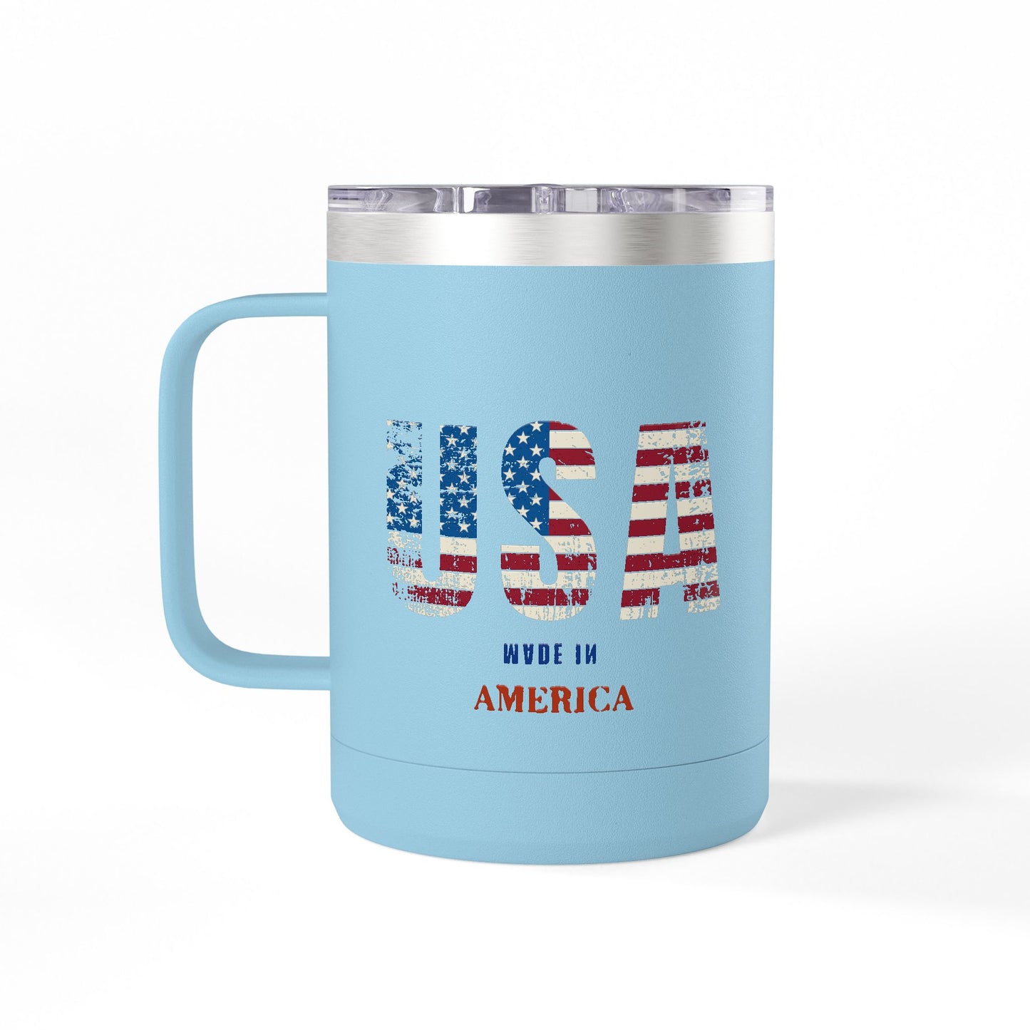 Coffee Mug Tumbler - 4th of July Celebration 15oz