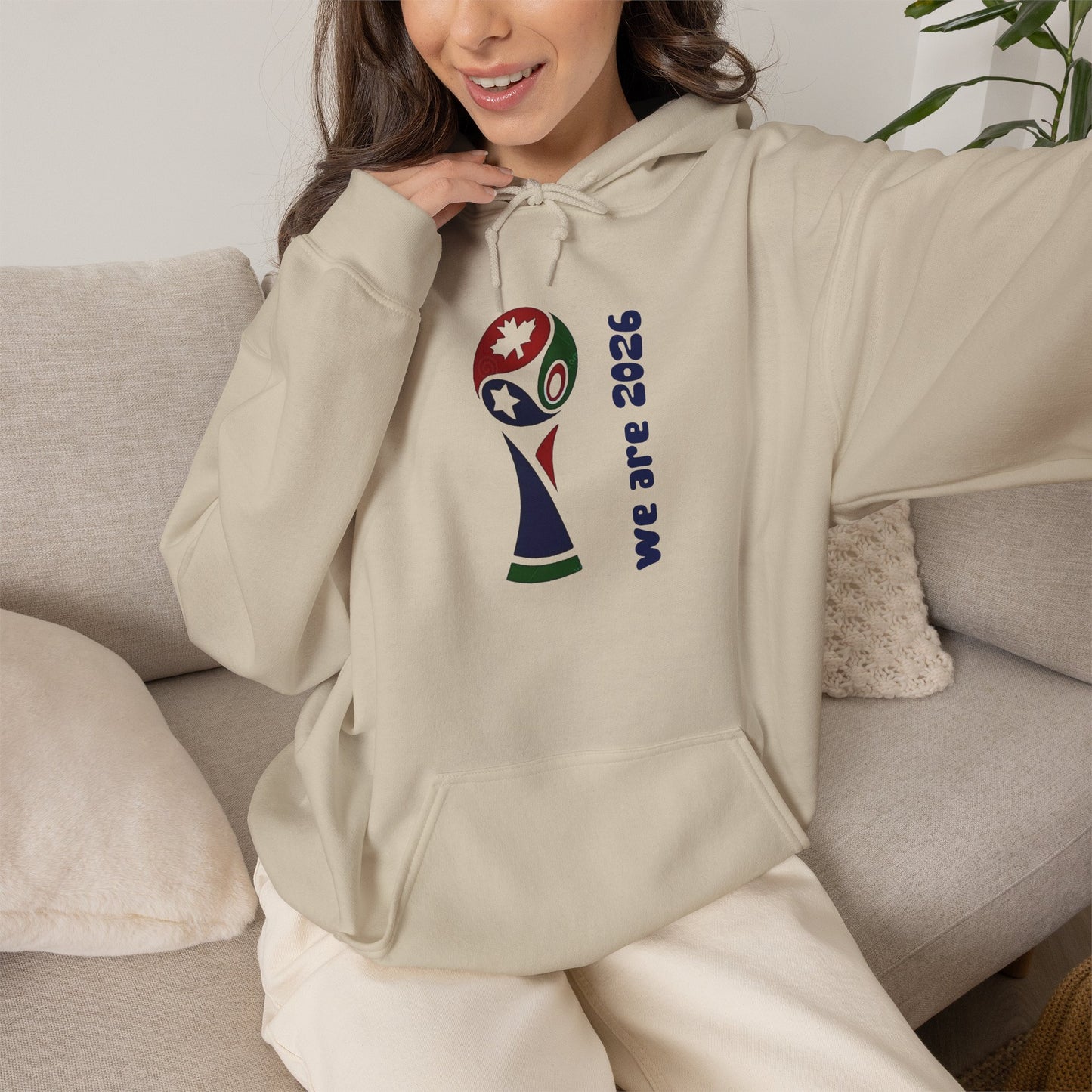 World Cup Trophy Hoodie – “we are 2026” Soccer Fan Sweatshirt