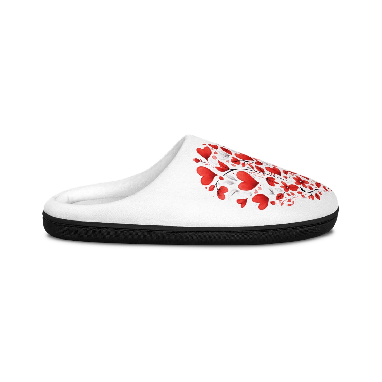 Heart Tree Women's Slippers — Cozy Valentine Indoor Slip-Ons