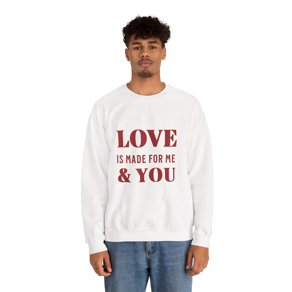 Valentine's Day Love Crewneck Sweatshirt