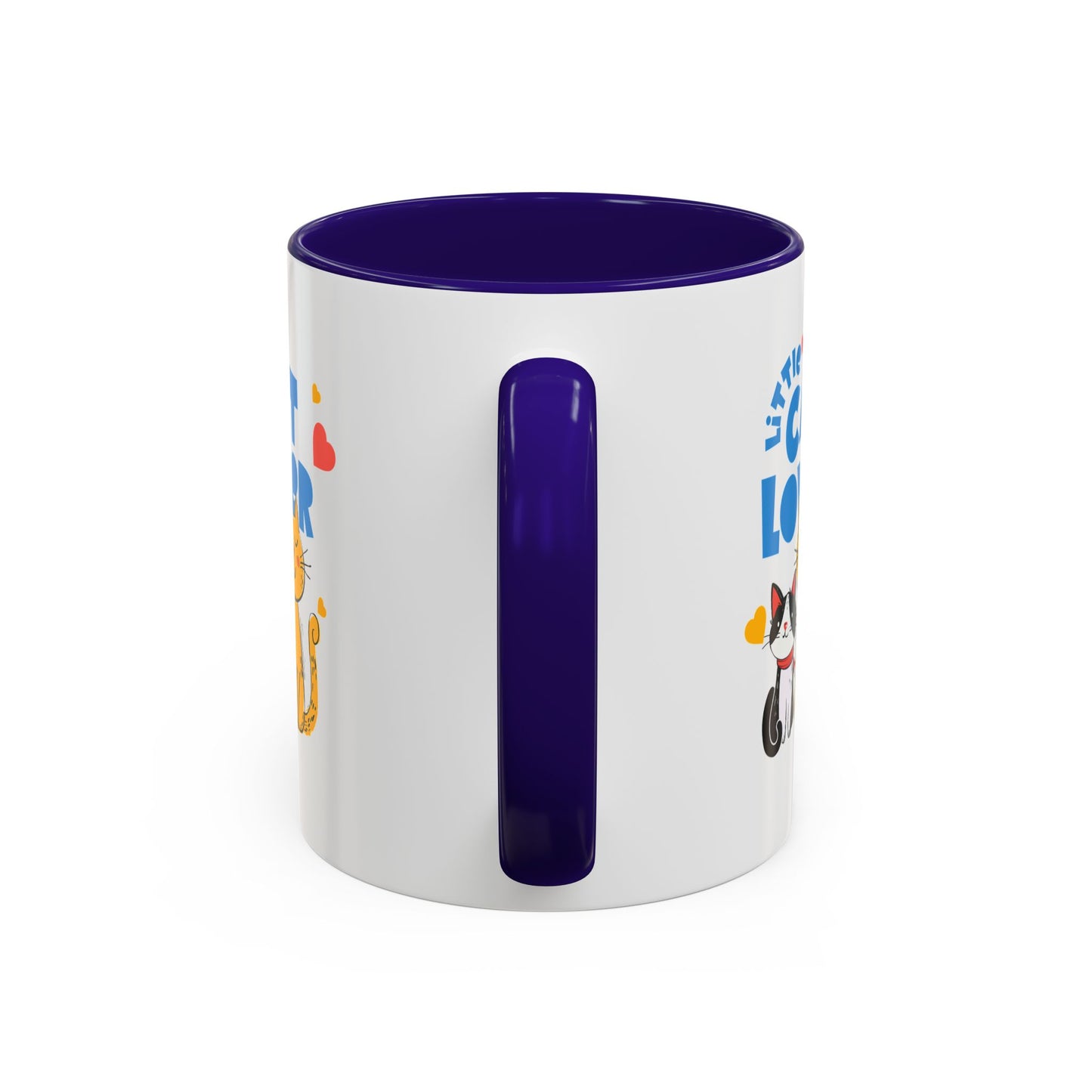 Cat Lover Mug — Colorful 11oz/15oz Ceramic Coffee Cup (Little Cat Lover Design)