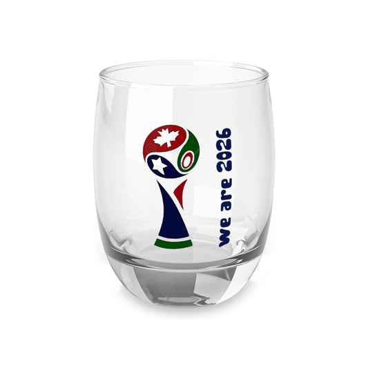 2026 World Cup Whiskey Glass — 'We Are 2026' Soccer Fan Stemless Tumbler