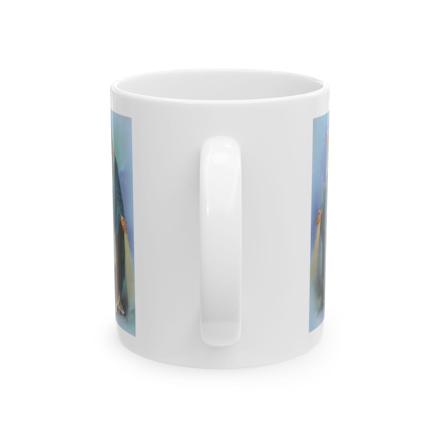 Ocean Sunset Ceramic Mug — Tranquil Coastal Art Coffee Cup (11oz / 15oz)