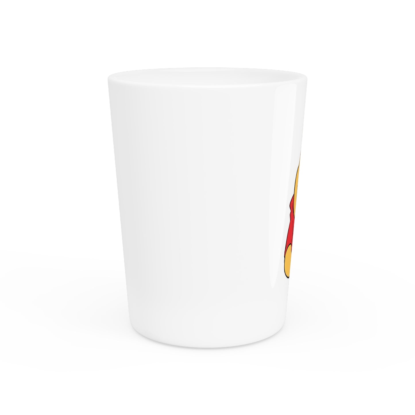 Winnie the Pooh Shot Glass — Cute Cartoon Honey-Loving Character Bar Glass