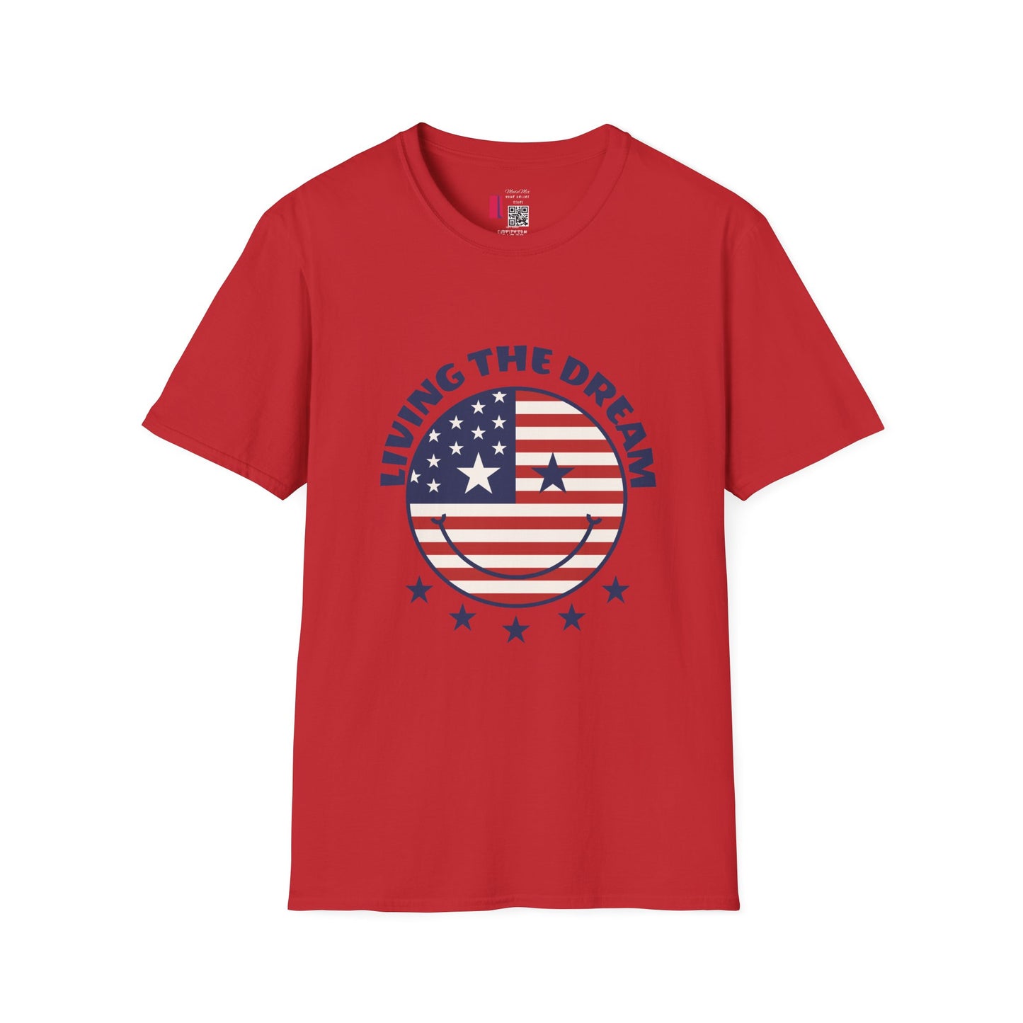 Living the Dream American Flag T-Shirt