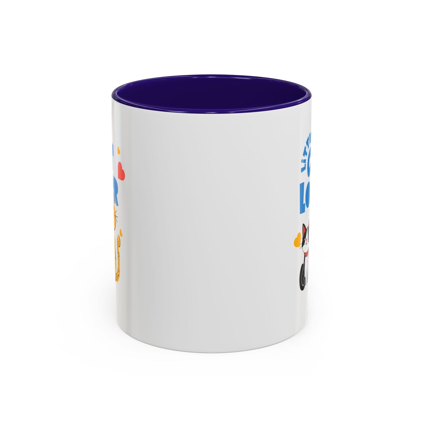 Cat Lover Mug — Colorful 11oz/15oz Ceramic Coffee Cup (Little Cat Lover Design)