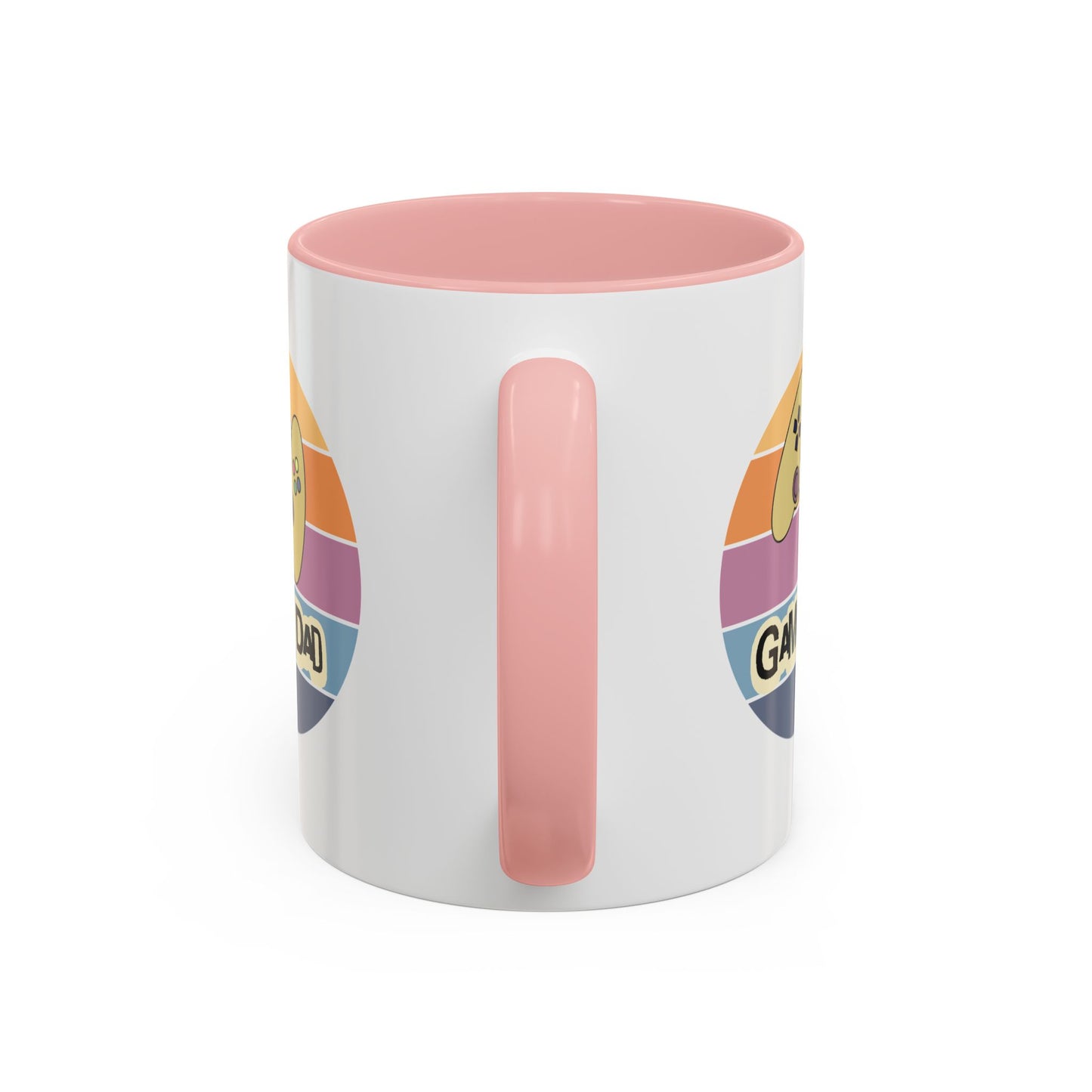 Gamer Dad Coffee Mug — Retro Controller Accent Mug (11/15 oz)