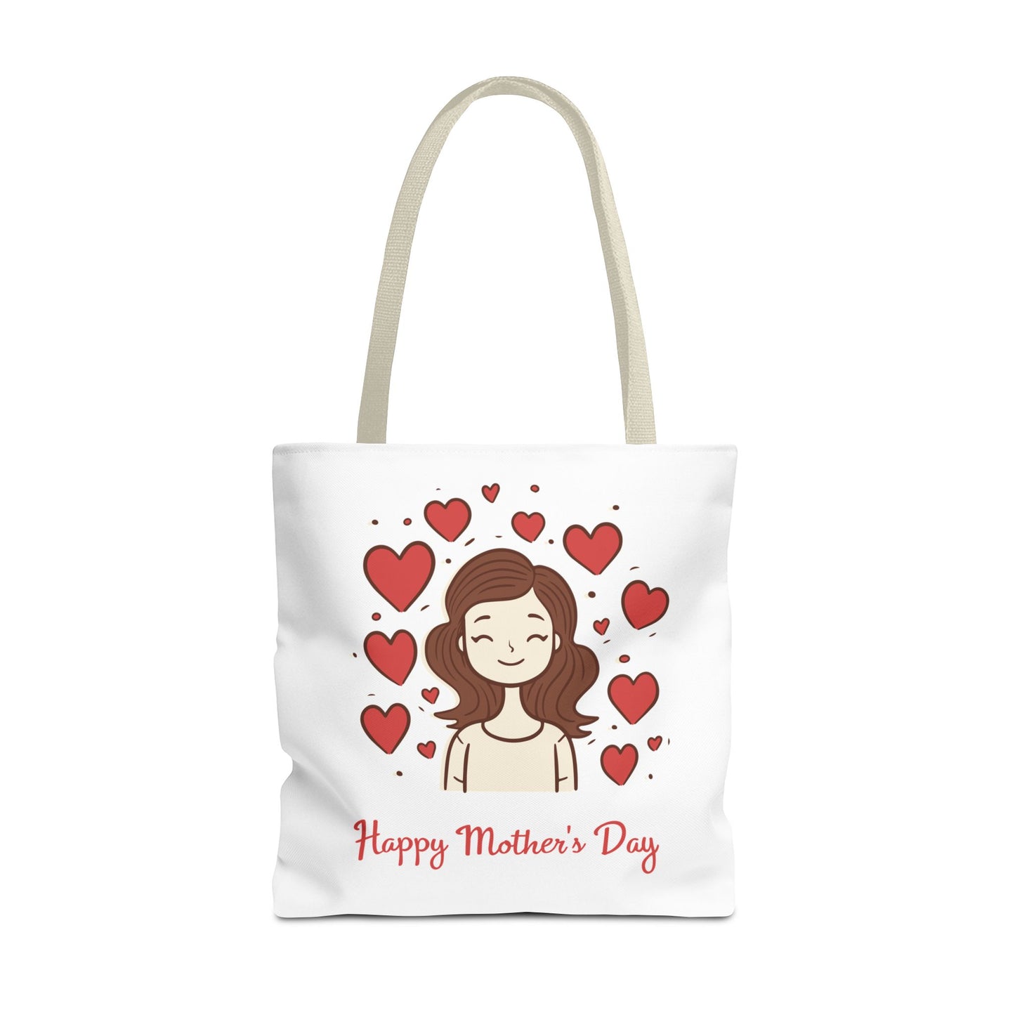 Mother's Day Hearts Tote Bag — Happy Mother's Day Gift Tote