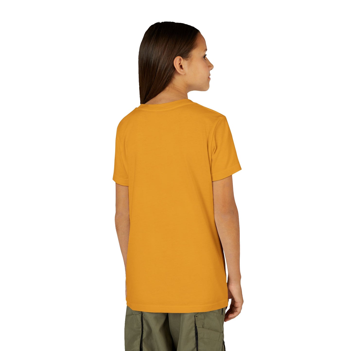 Youth Rainbow Tee — Cute Smiling Clouds & Rainbow Kids Shirt