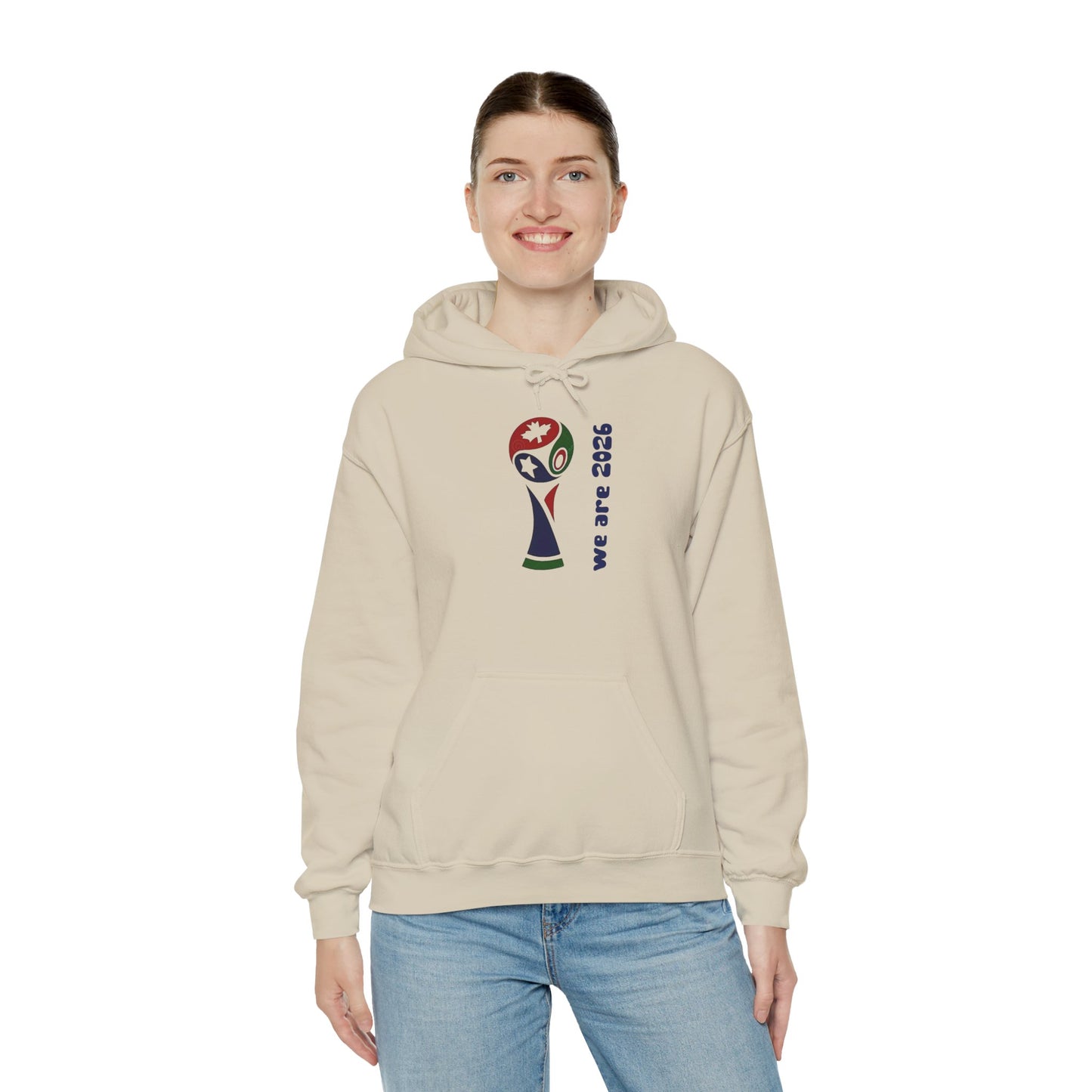 World Cup Trophy Hoodie – “we are 2026” Soccer Fan Sweatshirt