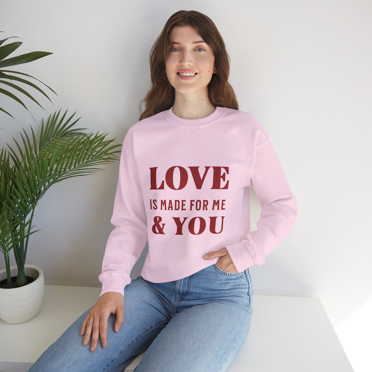 Valentine's Day Love Crewneck Sweatshirt
