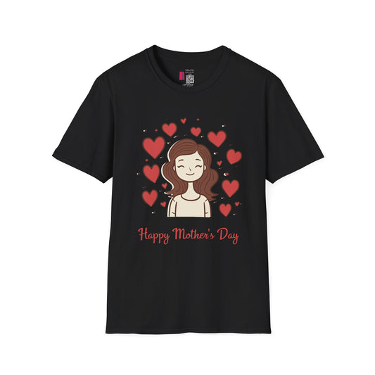 Mother’s Day Hearts T‑Shirt — Happy Mother’s Day Graphic Tee