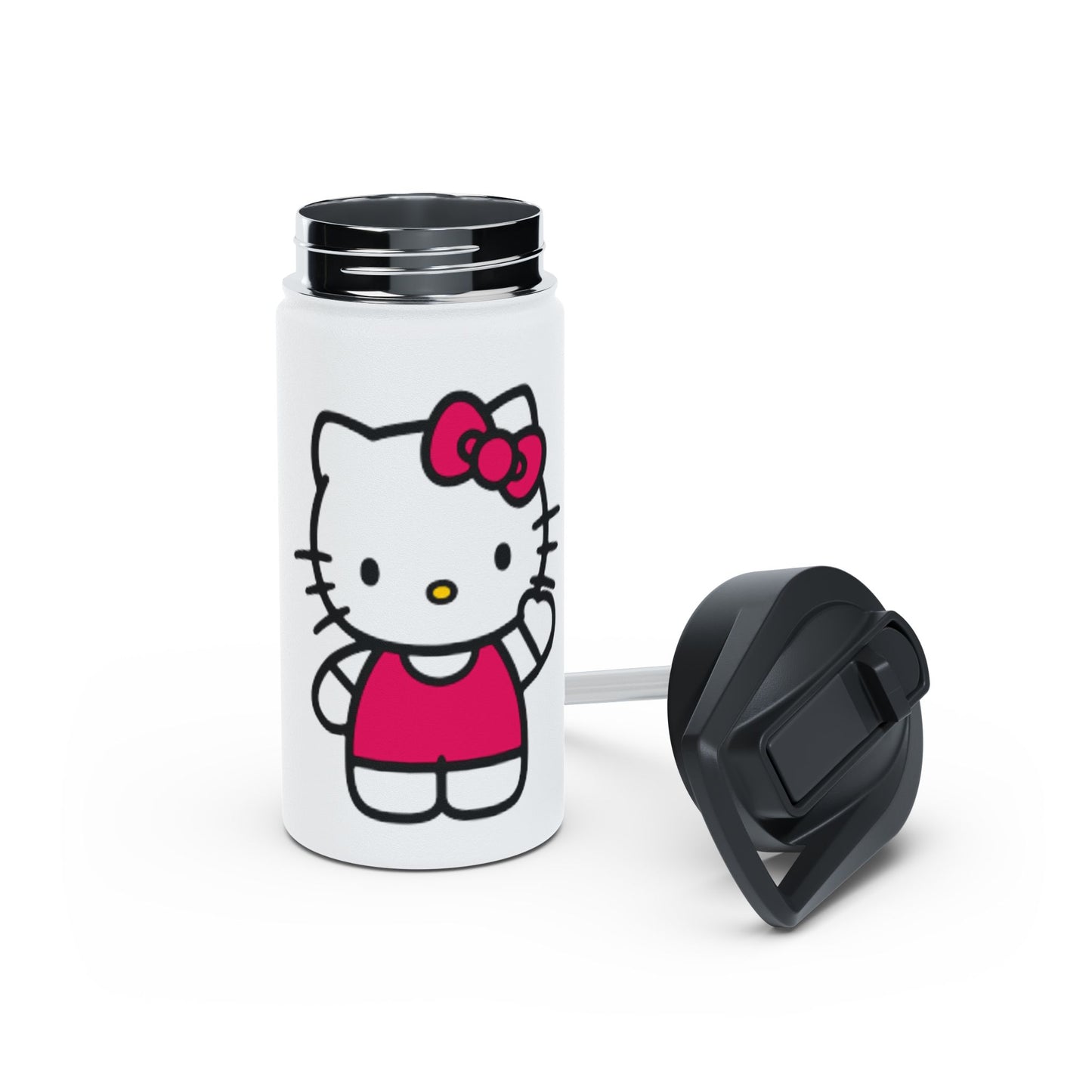 Hello Kitty Stainless Steel Water Bottle – Cute Pink Character Travel Bottle