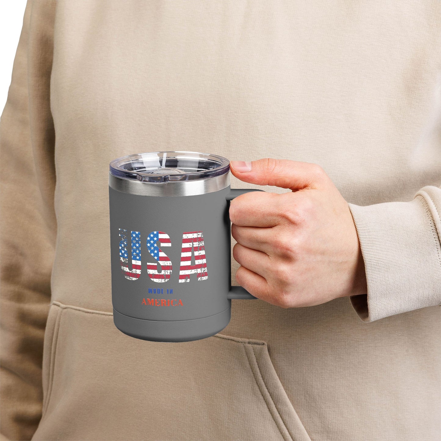Coffee Mug Tumbler - 4th of July Celebration 15oz