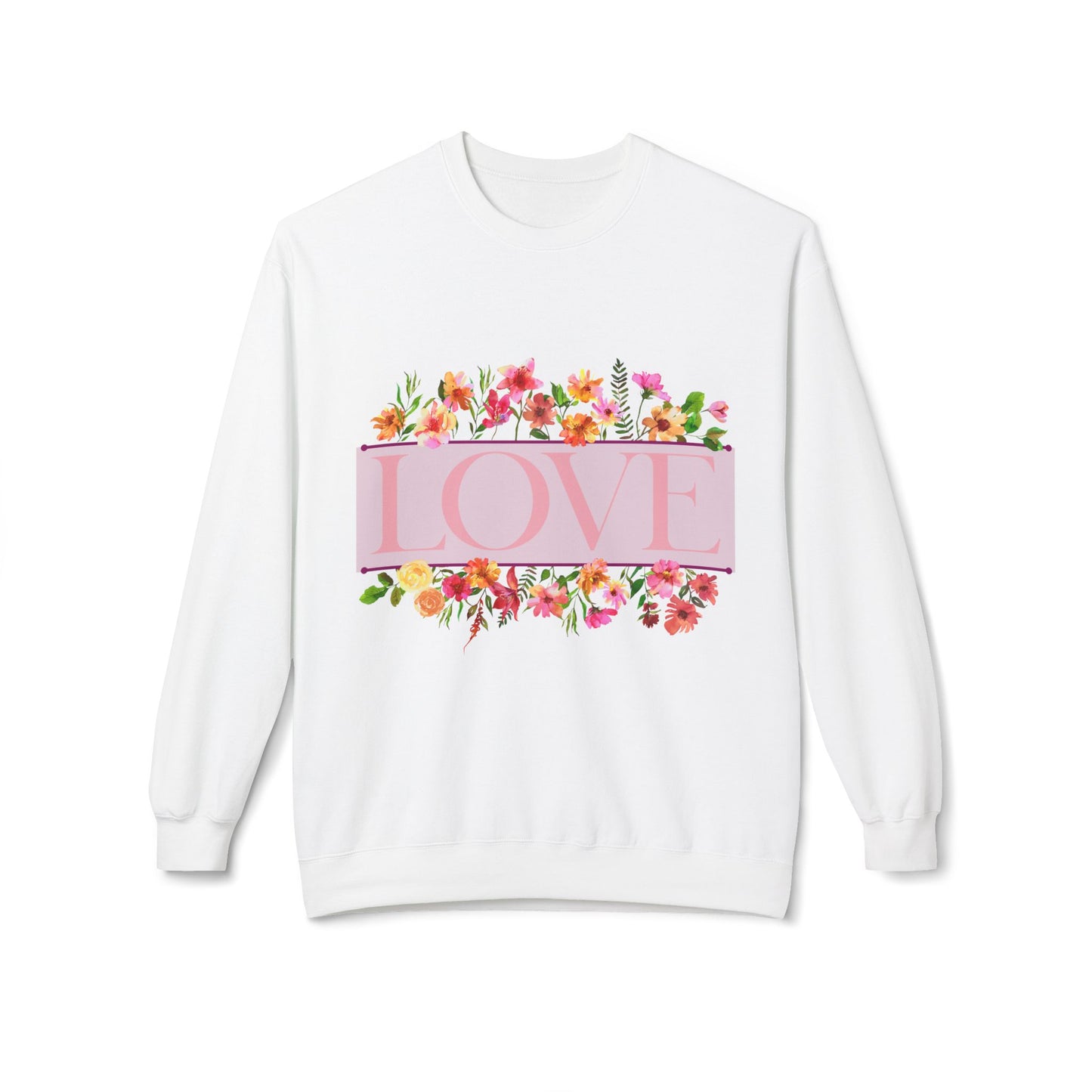 Love Floral Crewneck Sweatshirt