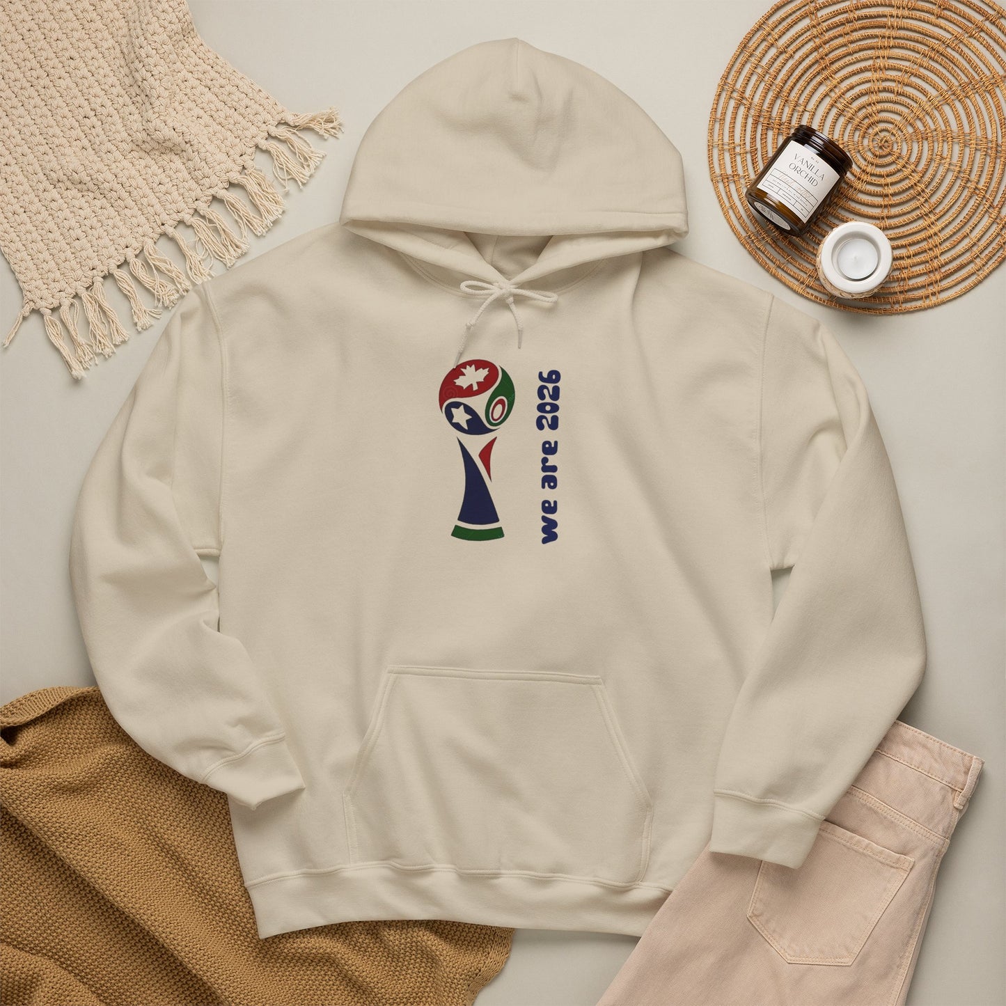 World Cup Trophy Hoodie – “we are 2026” Soccer Fan Sweatshirt