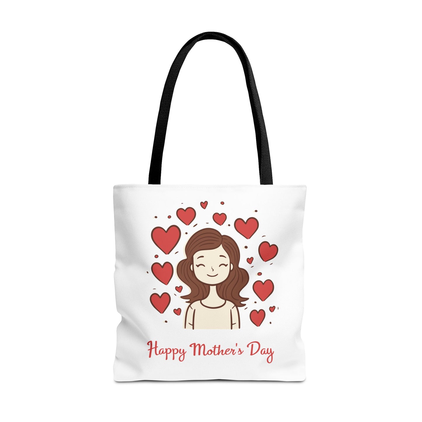 Mother's Day Hearts Tote Bag — Happy Mother's Day Gift Tote