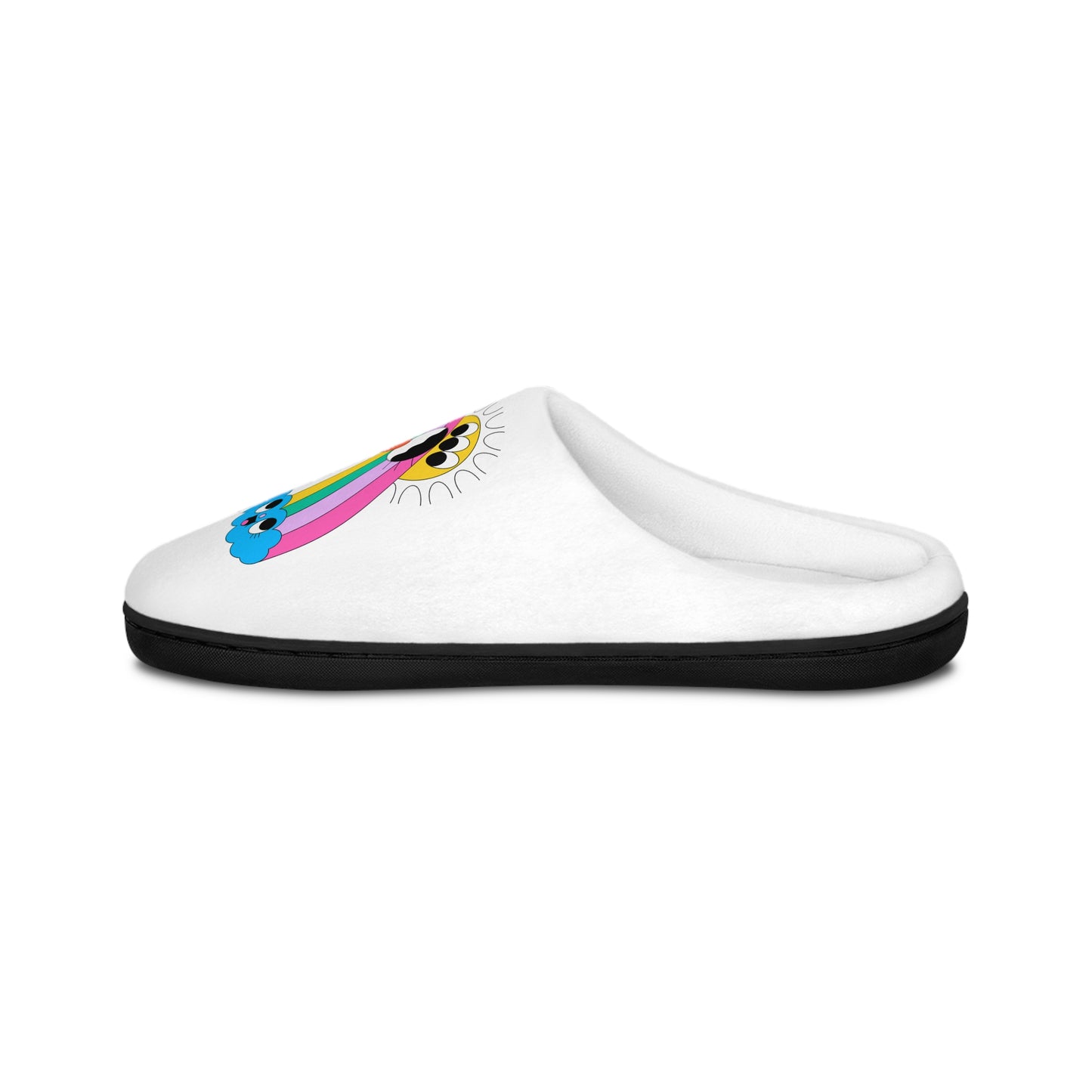 Women’s Rainbow Cloud Slippers — Cute Indoor Cozy House Shoes